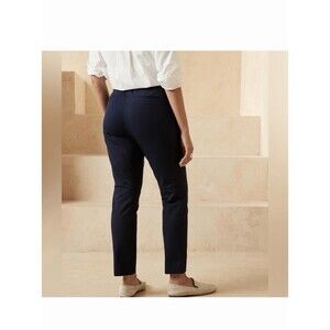 Banana Republic Sloan Dress Pants Women’s 10 Navy Blue Slim Ankle Pant Slacks